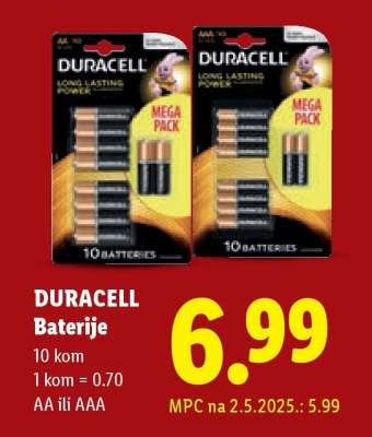 DURACELL Baterije