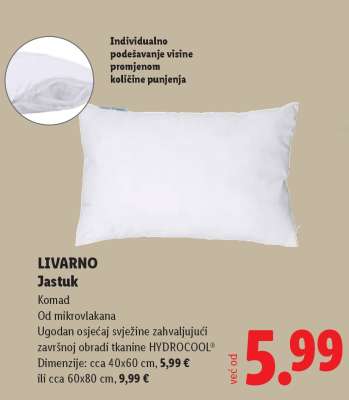 LIVARNO Jastuk