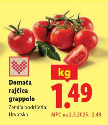 Domaća rajčica grappolo
