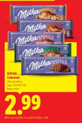 MILKA Čokolada