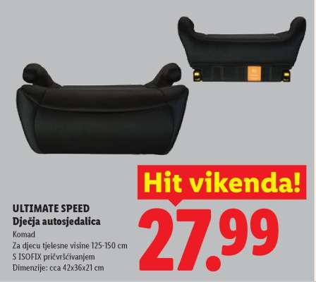 ULTIMATE SPEED Dječja autosjedalica