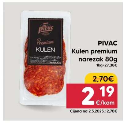 PIVAC Kulen premium narezak 80g