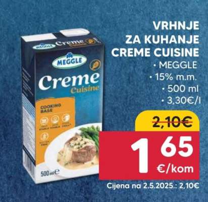 VRHNJE ZA KUHANJE CREME CUISINE