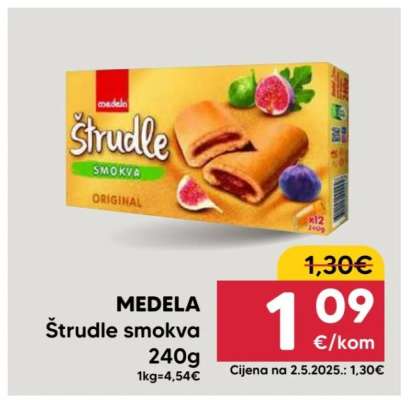 MEDELA Štrudle smokva