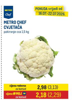 METRO CHEF CVJETAČA