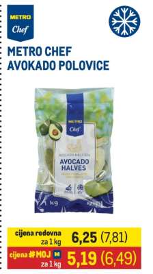 METRO CHEF AVOKADO POLOVICE