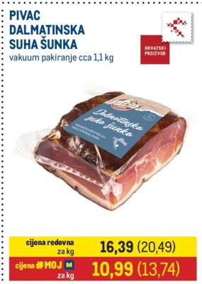 PIVAC Dalmatinska suha šunka