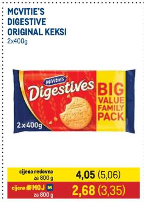 McVitie's digestive original keksi