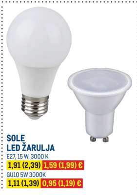 SOLE LED ŽARULJA