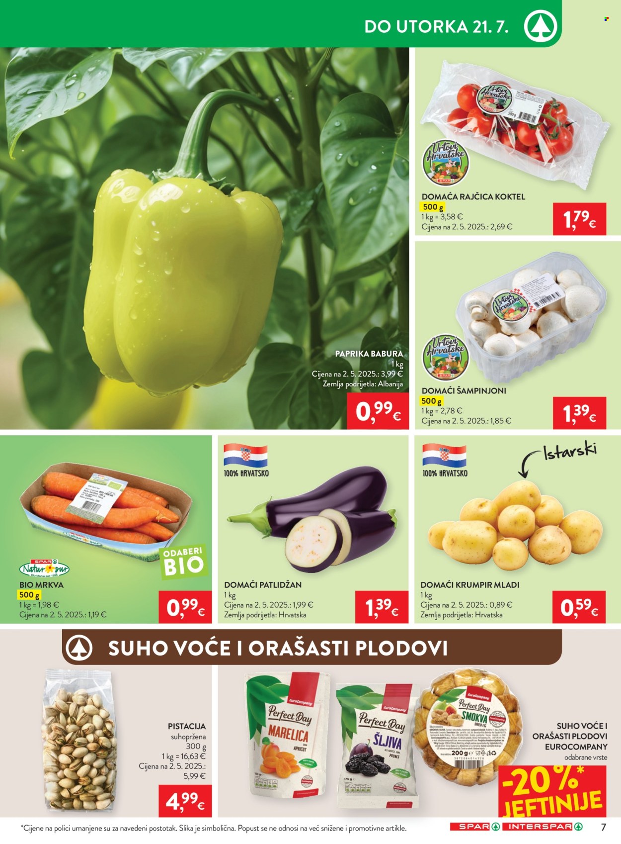 INTERSPAR katalog - 15.07.2026. - 21.07.2026. Stranica 7