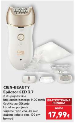CIEN-BEAUTY Epilator CED 3.7
