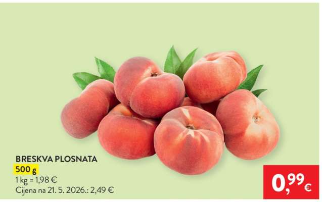 Breskva plosnata