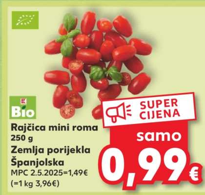 Rajčica mini roma