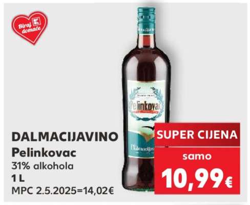 DALMACIJAVINO PELINKOVAC
