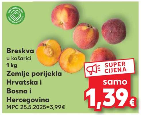 Breskva u košarici