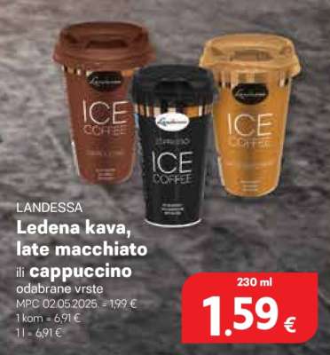 LANDESSA Ledena kava Late macchiato ili cappuccino