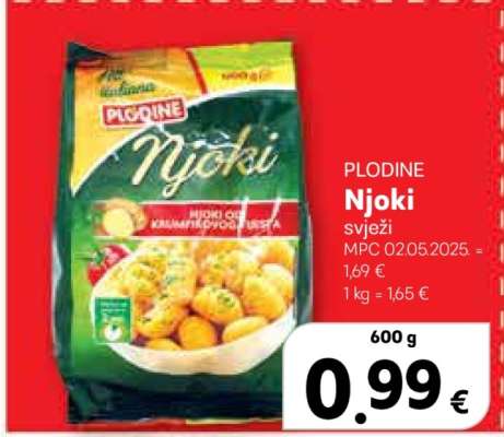 Njoki svježi