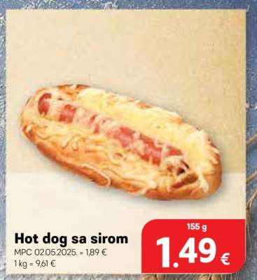 Hot dog sa sirom