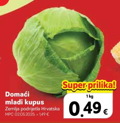 Domaći mladi kupus