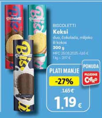 BISCOLETTI Keksi