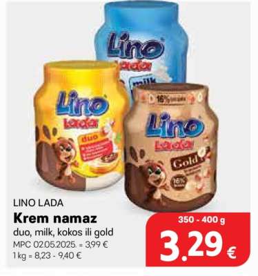 Lino lada Krem namaz