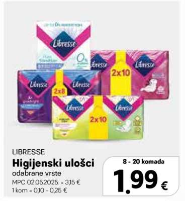 LIBRESSE HIGIJENSKI ULOŠCI