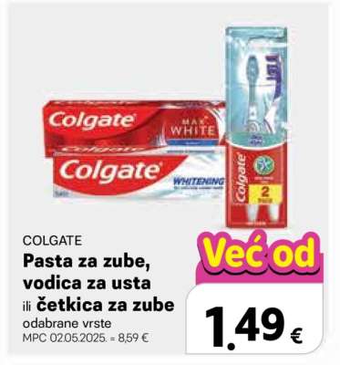 Pasta za zube, vodica za usta ili četkica za zube