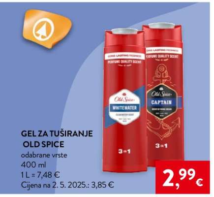 Gel za tuširanje Old Spice