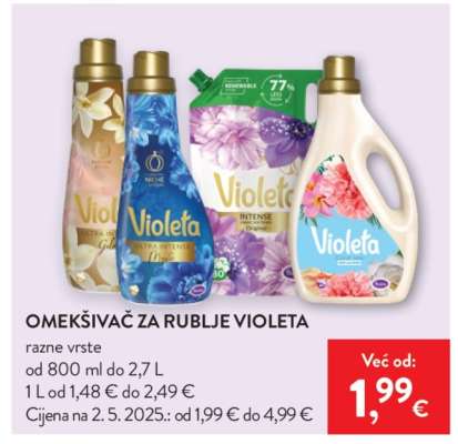 Omekšivač za rublje Violeta