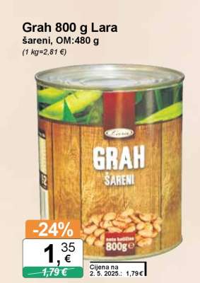 Grah 800 g Lara