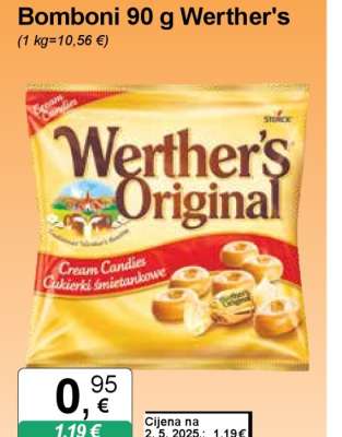 Bomboni 90 g Werther's