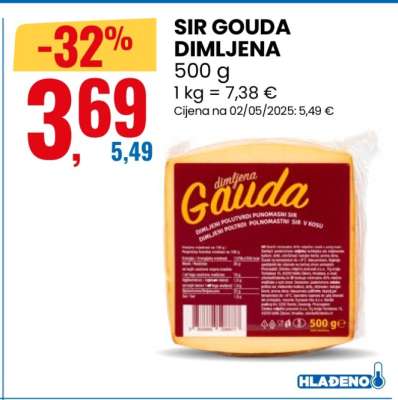 Sir Gouda dimljena