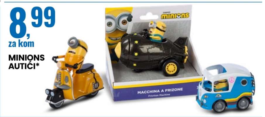 MINIONS AUTÍČI