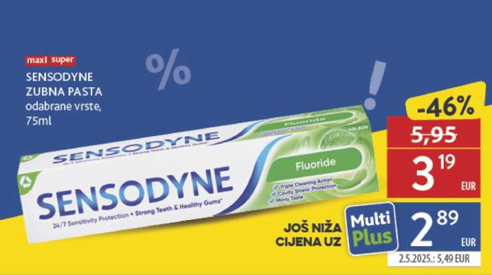 SENSODYNE zubna pasta odabrane vrste 75ml