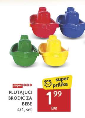 PLUTAJUĆI BRODIĆ ZA BEBE