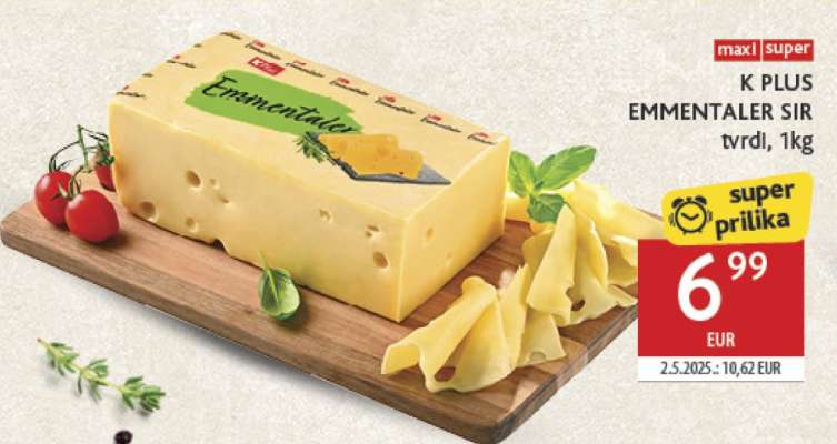 K PLUS EMMENTALER SIR