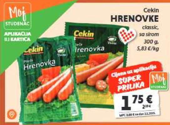 CEKIN HRENOVKE