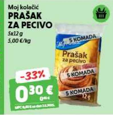 Moj kolačić Prašak za pecivo