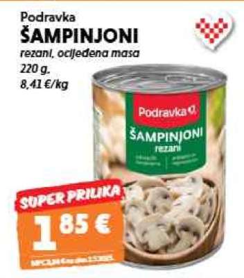 PODRAVKA ŠAMPINJONI