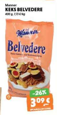MANNER KEKS BELVEDERE
