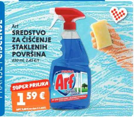 ARF SREDSTVO ZA ČIŠĆENJE STAKLENIH POVRŠINA