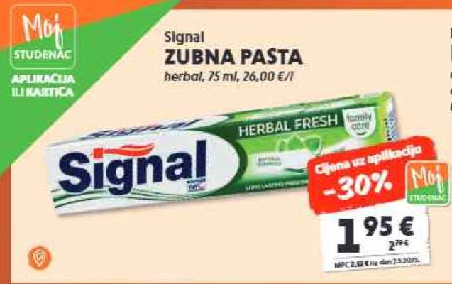 SIGNAL Zubna pasta