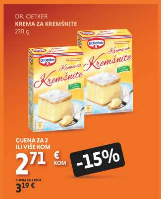 DR.OETKER Krema za kremšnite