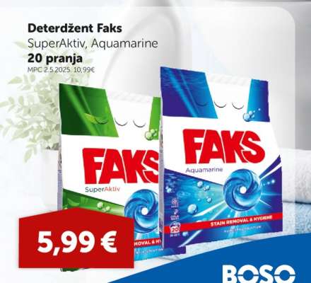 DETERDŽENT FAKS