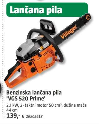 Benzinska lančana pila 'VGS 520 Prime'