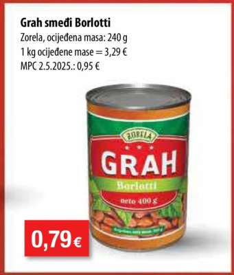 Grah smeđi Borlotti