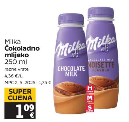 Milka Čokoladno mlijeko