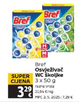 BREF OSVJEŽIVAČ WC ŠKOLJKE