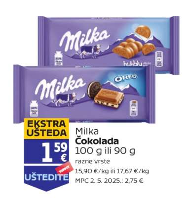 MILKA Čokolada