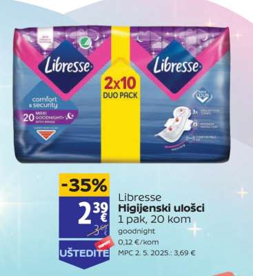 LIBRESSE HIGIJENSKI ULOŠCI